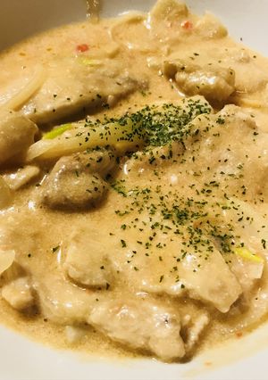 鶏肉のストロガノフ風☆ヨーグルトを使って-レシピのメイン写真