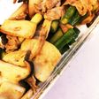 エリンギとアスパラのバター醤油炒め
