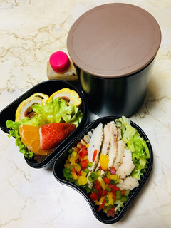 ズボラで愛♡蒸し鶏弁当-レシピのメイン写真