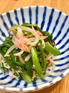 ほうれん草のお浸しリメイク-レシピのメイン写真