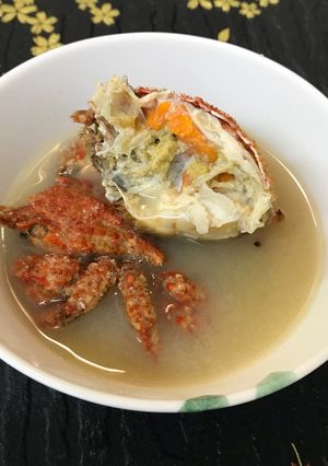 くりがにの味噌汁-レシピのメイン写真