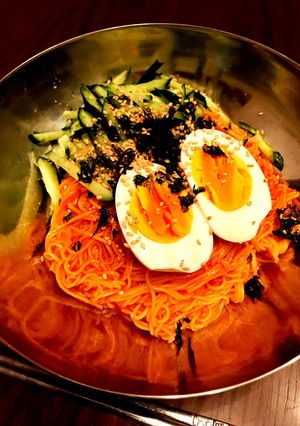 簡単そうめんでビビン麺-レシピのメイン写真