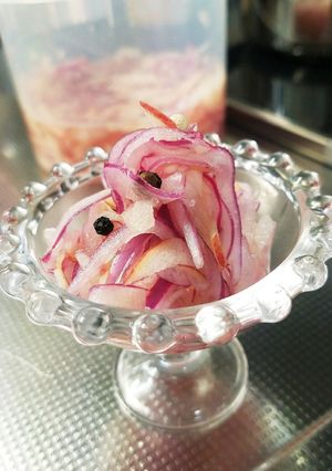 簡単！紫玉ねぎとリンゴの蜂蜜レモンマリネ-レシピのメイン写真