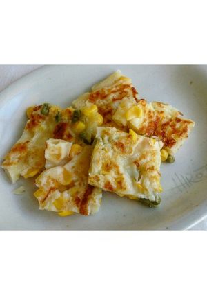簡単美味しいコーンチーズチヂミ-レシピのメイン写真