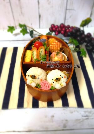 簡単アザラシｸﾝのキャラ弁☆-レシピのメイン写真
