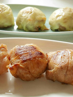 2種類の肉巻きおにぎり-レシピのメイン写真