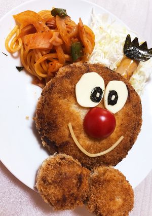 コロ助コロッケプレート（キテレツ大百科）-レシピのメイン写真