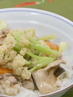 豚肉とカリフローレのあんかけご飯-レシピのメイン写真