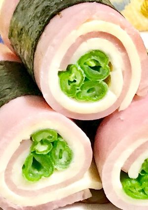 インゲンのハムチーズ巻き☆お弁当に-レシピのメイン写真