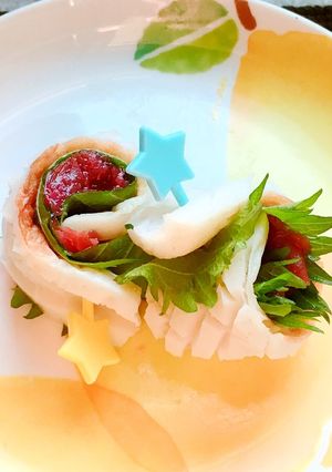 ちくわで⭐イカもどきの梅しそ巻~お弁当に-レシピのメイン写真