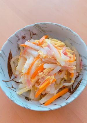 優しいお味の~大根ベーコン煮の卵とじ~-レシピのメイン写真