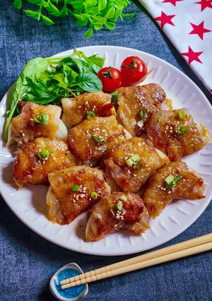 甘辛!玉ねぎと豚バラの肉巻き!-レシピのメイン写真