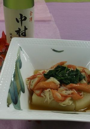 源助大根のカニ足あんかけ-レシピのメイン写真