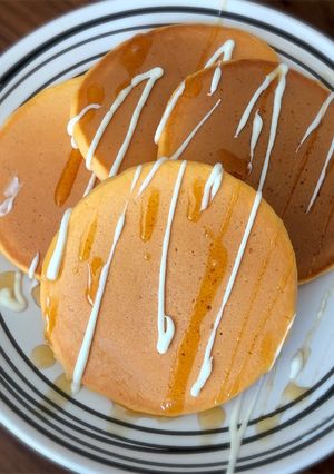野菜ジュースでパンケーキ☆離乳食にも-レシピのメイン写真