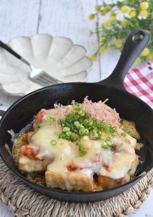 厚揚げ豆腐のキムチチーズ焼き-レシピのメイン写真