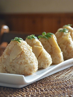 *筍と鶏ひき肉ご飯*-レシピのメイン写真