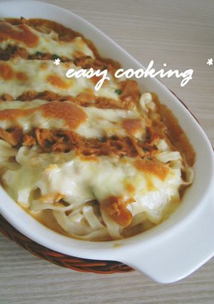和風ツナマヨ♡うどんグラタン-レシピのメイン写真