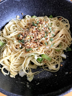 あおさとネギのパスタ-レシピのメイン写真