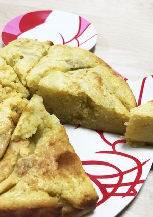 スイートポテト蒸しパンケーキ-レシピのメイン写真