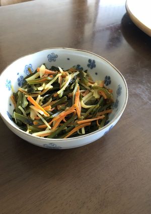 生ワカメの茎で！きんぴら風炒め-レシピのメイン写真
