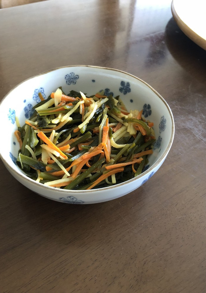 生ワカメの茎で！きんぴら風炒め-レシピのメイン写真