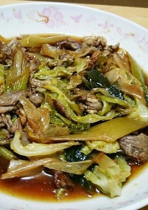 豚肉とキャベツの炒め煮-レシピのメイン写真