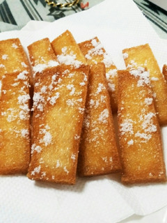 サンドウィッチパンでさくさく揚げパン♪-レシピのメイン写真