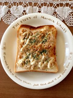 ☆鶏そぼろマヨトースト☆-レシピのメイン写真
