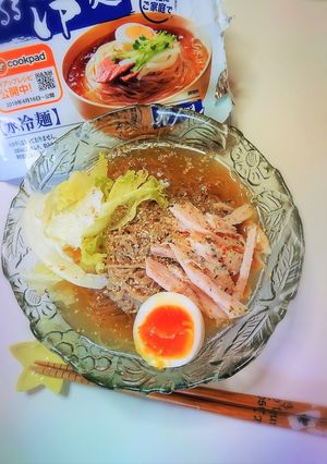 さっぱり爽やか！サラダチキン冷麺-レシピのメイン写真
