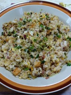 ちくわとしば漬けの和風チャーハン-レシピのメイン写真