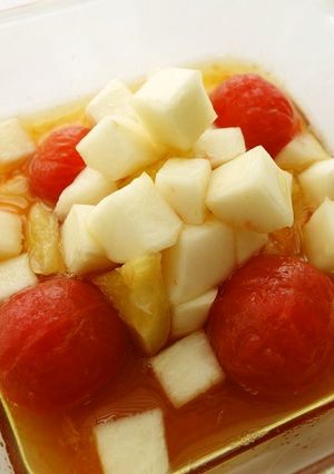 かぶとミニトマトのハニーレモンサラダ-レシピのメイン写真