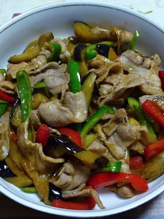 豚バラ肉とナスとピーマンの焼肉のたれ炒め-レシピのメイン写真
