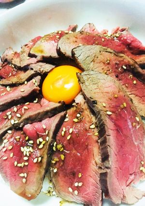 ローストビーフ丼-レシピのメイン写真