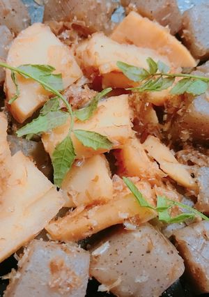 たけのことこんにゃくの土佐煮風-レシピのメイン写真