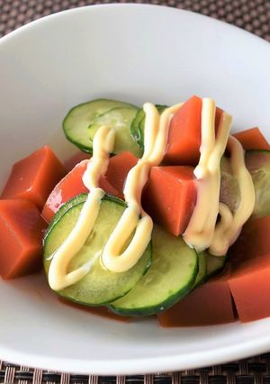 リコピン＆食物繊維！トマト寒天サラダ-レシピのメイン写真