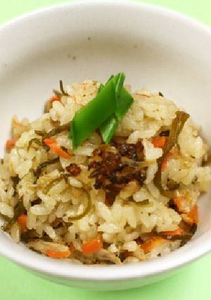 ツナと塩昆布の炊き込みご飯-レシピのメイン写真