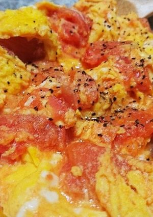 トマトと卵の中華炒め≦ФωФ≧-レシピのメイン写真