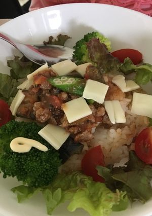 野菜ジュースでタコライス風-レシピのメイン写真