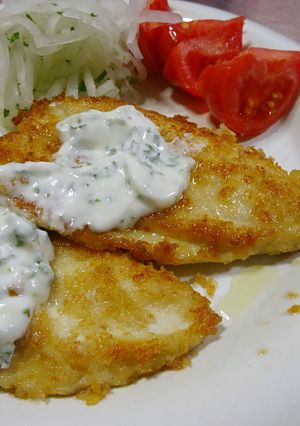 健康法師のささ身のパン粉焼きチーズソース-レシピのメイン写真