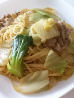 キャベツと豚こまのパスタ-レシピのメイン写真