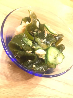さっぱりワカメとキュウリとツナの酢の物-レシピのメイン写真