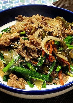 ご飯わしわし♪「牛肉と春雨の甘辛炒め」-レシピのメイン写真