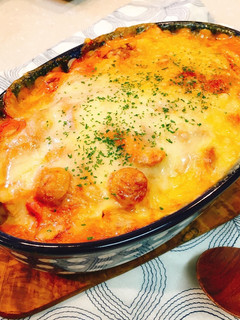 野菜ジュースたっぷり!簡単ドリア-レシピのメイン写真