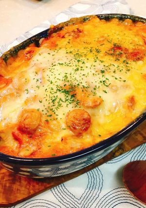 野菜ジュースたっぷり！簡単ドリア-レシピのメイン写真