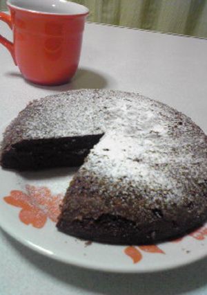 ほろ苦★炊飯器でビターチョコケーキ-レシピのメイン写真