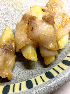 新メークインの豚バラ肉巻きカレー風味-レシピのメイン写真
