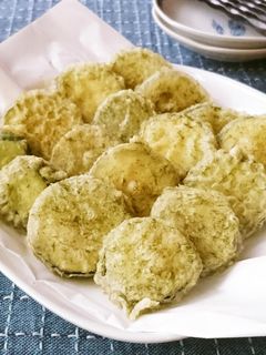 ズッキーニの磯部揚げ-レシピのメイン写真