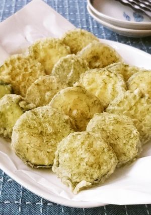 ズッキーニの磯部揚げ-レシピのメイン写真