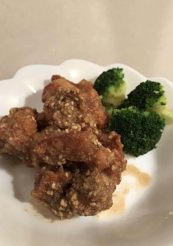 米粉の唐揚げごま味噌和え♪-レシピのメイン写真