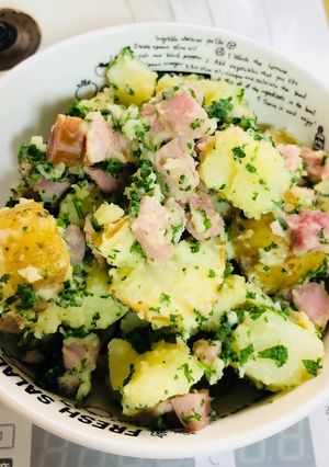 パセリのホットサラダ-QC使用--レシピのメイン写真